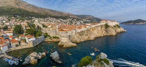 Jual Poster Croatia Coast Houses Marinas Dubrovnik Crag 1Z