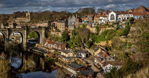 Jual Poster England Houses Rivers Bridges Knaresborough 1Z 001