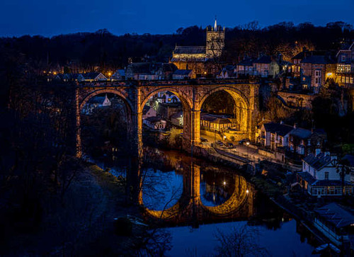 Jual Poster England Houses Rivers Bridges Knaresborough 1Z 002