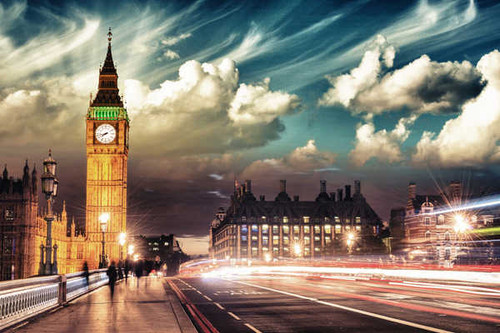 Jual Poster England Roads London 1Z Jual Poster England Roads London 1Z