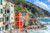 Jual Poster Italy Liguria Coast Houses Waves Riomaggiore Crag 1Z