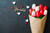 Jual Poster Bouquets Tulips Word Lettering English Heart WPS