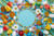 Jual Poster Easter Tulips Chrysanthemums Candy Eggs WPS