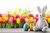 Jual Poster Holidays Easter Tulips Rabbits Eggs Sitting WPS