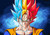 Poster Dragon Ball Super Goku Super Saiyan Dragon Ball Dragon Ball Super APC001A