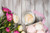 Jual Poster Peonies Zefir Cappuccino Wood planks Cup WPS