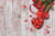 Jual Poster Roses Candy Valentine's Day Heart Wood planks WPS