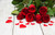 Jual Poster Roses Red Heart Wood planks WPS Jual Poster Roses Red Heart Wood planks WPS