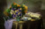 Jual Poster Still life Bouquets Roses Irises Tea Cup Book WPS