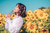 Jual Poster Sunflowers Asian Bokeh Pose Hands Brown haired WPS