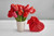 Jual Poster Tulips Bouquets Valentine's Day Vase Box Bowknot WPS