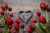 Jual Poster Tulips Valentine's Day Heart WPS 006