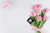 Jual Poster Tulips Valentine's Day Pink color Template WPS