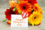 Jual Poster Valentine's Day Gerberas English Word Lettering WPS