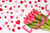 Jual Poster Valentine's Day Tulips Bouquets Heart WPS