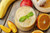 Jual Poster Banana Berry Fruit Smoothie orange (Fruit) Food Smoothie APC