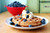 Jual Poster Berry Blueberry Breakfast Fruit Waffle Food Waffle APC
