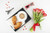 Jual Poster Bouquet Coffee Croissant Cup Still Life Tulip Viennoiserie Food Breakfast6 APC