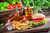 Jual Poster Burger Drink French Fries Still Life Food Burger APC