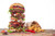 Jual Poster Burger French Fries Pepper Still Life Food Burger APC