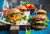 Jual Poster Burger Still Life Food Burger APC 001