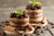 Jual Poster Cake Cinnamon Coffee Beans Dessert Still Life Food Cake5 APC