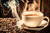 Jual Poster Close Up Coffee Coffee Beans Cup Drink Food Coffee8 APC