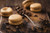 Jual Poster Coffee Beans Depth Of Field Macaron Spoon Still Life Sweets Food Macaron5 APC
