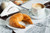 Jual Poster Coffee Croissant Cup Still Life Viennoiserie Food Croissant APC