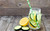Jual Poster Cucumber Lemon Mason Jar Water Food Cocktail APC
