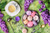 Jual Poster Cup Flower Lilac Macaron Still Life Tea Food Macaron1 APC