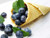 Jual Poster Berry Blueberries Foliage Mentha Ice cream cone 1Z