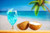 Jual Poster Coconuts Cocktail Stemware Ice 1Z