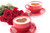 Jual Poster Coffee Cappuccino Roses Valentine's Day Heart Cup 1Z