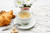 Jual Poster Coffee Croissant Cup Spoon 1Z 002
