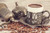 Jual Poster Coffee Cup Grain Saucer 1Z 004
