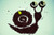 Jual Poster Creative Coffee Snails Colored background Cup 1Z
