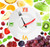 Jual Poster Fruit Clock Design Fork 1Z