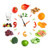 Jual Poster Fruit Clock Pears Grapes 1Z