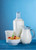 Jual Poster Muesli Milk Colored background Jug container 1Z