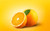 Jual Poster Orange fruit Closeup Colored background Drops 1Z