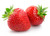 Jual Poster Strawberry Closeup White background Two 1Z 001