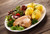 Jual Poster The second dishes Potato Meat products Vegetables 1Z 003
