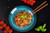 Jual Poster Tomatoes Black background Plate Pasta Chopsticks 1Z