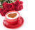 Jual Poster Valentine's Day Coffee Roses White background Cup 1Z