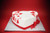Jual Poster Valentine's Day Sweets Cakes Red background Design 1Z