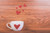 Jual Poster Valentine's Day Wood planks Cup Heart 1Z