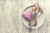 Jual Poster Valentine's Day Wood planks Plate Heart Fork Spoon 1Z