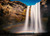 Jual Poster Cliff Rainbow Waterfall Woman Waterfalls Waterfall5 APC