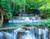 Jual Poster Earth Forest Green Stone Tree Waterfall Waterfalls Waterfall APC